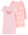 Carter's Girl's Butterfly Pink Nightgowns, Set of 2 Gowns | Little Dreamers Pajamas