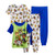 Paw Patrol Character Toddler Boy's 4-Piece Cotton Jungle Patrol Pajama Set | Little Dreamers Pajamas