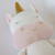 Living Textiles Baby Knit 14" Kenzie Unicorn Plush Toy w/Rattle