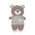 Living Textiles Huggable Knit Plush Brody Bear w/Rattle | Little Dreamers Pajamas