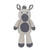 Living Textiles Knit Baby Plush Zac Zebra w/Rattle