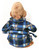 E.T. the Extraterrestrial Alien Plush Toy Doll with Bathrobe, Stuffed 11"