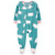 Carter's Girl's Turqoise Teal Fleece Sheep Footed Pajama Sleeper, Size 4T