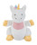 Baby Ganz Fiddles Unicorn with Rattle, Textile, Sensory Development Toy
