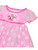 Minnie Mouse Toddler Girl's Pink Polka Dot Shimmery Tulle Fantasy Nightgown Gown