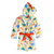 Dinosaur Print Toddler Boy's Hooded Dino Fleece Bathrobe, Robe | Little Dreamers Pajamas