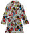Super Mario Kart Boy's Gray Plush Fleece Bathrobe, Robe | Little Dreamers Pajamas