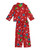 Spider-man Boy's Christmas Holiday Red Flannel Coat Style Pajama Set | Little Dreamers Pajamas