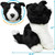 Borna The Border Collie, 11" Stuffed Animal Plush Puppy Dog Viahart