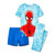 Spider-man Boy's Superhero 3-Piece Marbled Pajama Set, Size 4