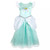 Disney Cinderella Girl's Fantasy Costume Mint Green Dress-Up Nightgown, Gown