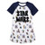 Star Wars Girl's Character Print Logo Jersey Nightgown, Gown | Little Dreamers Pajamas