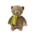 Bunnies By The Bay Brownie The Bear Limited Edition, Scarfed 9" Teddy Bear | Little Dreamers Pajamas