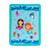 Little Mermaids, Sea Animals Girl's Toddler Blanket Throw, 30" X 40" | Little Dreamers Pajamas
