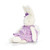Bunnies By The Bay Plush Garden Bloom Bunny, Purple Dress, 15" Stuffed Animal