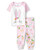 Toddler Girl's Pink Easter Bunny Rabbit and Egg Print Snug Fit Cotton Pajama Set | Little Dreamers Pajamas