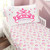 Toddler Girl's Princess, Magic Castle Fitted Sheet and Reversible Pillow Case