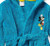 Disney Mickey Mouse Boy's Blue Plush Minky Fleece Hooded Bathrobe