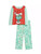 The Grinch Toddler Girl's Mint Green Christmas Fleece Pajama Set | Little Dreamers Pajamas