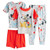 Disney Mickey Mouse and Pluto Toddler Boy's 4-Piece Pajama Set | Little Dreamers Pajamas