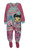 Ni Hao, Kai Lan and Lulu Sipping Cocoa Girl's Fleece Pajama Sleeper, Size XS 4/5 | Little Dreamers Pajamas