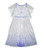 Frozen Elsa Toddler Girl's Satin and Tulle Shimmery Fantasy Nightgown | Little Dreamers Pajamas
