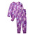 Disney Frozen Girl's Elsa Purple Flannel Pajama Set with Socks, Size L 10/12