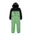 Toddler Boy's Fleece Hooded Frankenstein Monster Halloween Pajama Sleeper | Little Dreamers Pajamas