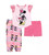 Disney Minnie Mouse Toddler Girl's Satinet, Tulle 3-Piece Pajama Set | Little Dreamers Pajamas