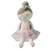 Living Textiles Plush Knit Emma Ballerina Doll, Plush Baby, Toddler Toy, 18"