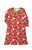 Rudolph, Santa and Gingerbread Christmas Print Girl's Holiday Flannel Nightgown