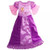 Disney Princess Rapunzel Girl's Deluxe Costume Satinet, Tulle Nightgown Size 7/8 | Little Dreamers Pajamas