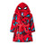 Spider-Man Toddler Boy's Superhero Print Hooded Costume Soft Fleece Bathrobe Robe
