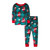 Spider-man Toddler Boy's Green Plaid Christmas Holiday Soft Pajama Set | Little Dreamers Pajamas