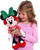 Disney Holiday Christmas Plush Minnie Mouse with Earmuffs, Just Play, 19"
