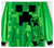 Minecraft Creeper Kids Green Hooded Fleece Costume Fleece Pajama Sleeper