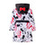 Minnie Mouse Toddler Girl's White Character Print Hooded Minky Fleece Bathrobe
