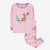Leveret Girl's Bunny Rabbit Pink Easter Egg Cotton Pajama Set | Little Dreamers Pajamas