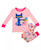 Pete the Cat Toddler Girl's Pink Sweet Dreams Cupcakes Cotton Pajama Set Size 4T