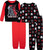 Star Wars Darth Vader, Dark Side Villain Characters 4-Pc Long-Sleeved Pajama Set | Little Dreamers Pajamas