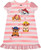 Paw Patrol Toddler Girl's Striped Character Satinet Nightgown, Gown | Little Dreamers Pajamas