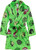 Minecraft Dark Creeper and TNT Block Boy's Soft Green Print Bathrobe, Size 8 | Little Dreamers Pajamas