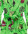 Minecraft Dark Creeper and TNT Block Boy's Soft Green Print Bathrobe, Size 8