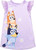 Bluey and Bingo Toddler Girl's Spring Daisies Purple Satinet Nightgown | Little Dreamers Pajamas
