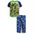 Minecraft Boy's Steve and Mob Creatures Short-Sleeved Pajama Set, Size 10 | Little Dreamers Pajamas