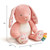 Itzy Ritzy Sweetie Snuggles Ana the Bunny Pink Soft Plush Sensory Stuffed Animal