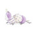 Bunnies By The Bay 9" Purple Plush Caterpillar Children's Stuffed Animal