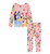 Bluey and Bingo Girl's Pink Valentine's Day Hearts and Hugs Pajama Set, Size 6 | Little Dreamers Pajamas