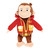 Curious George Children's Developmental Learning Plush Toy, Large Stuffed 16"