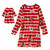 Rudolph and Clarice Girl's Soft Brushed Velvety Velour Nightgown with Doll Gown | Little Dreamers Pajamas